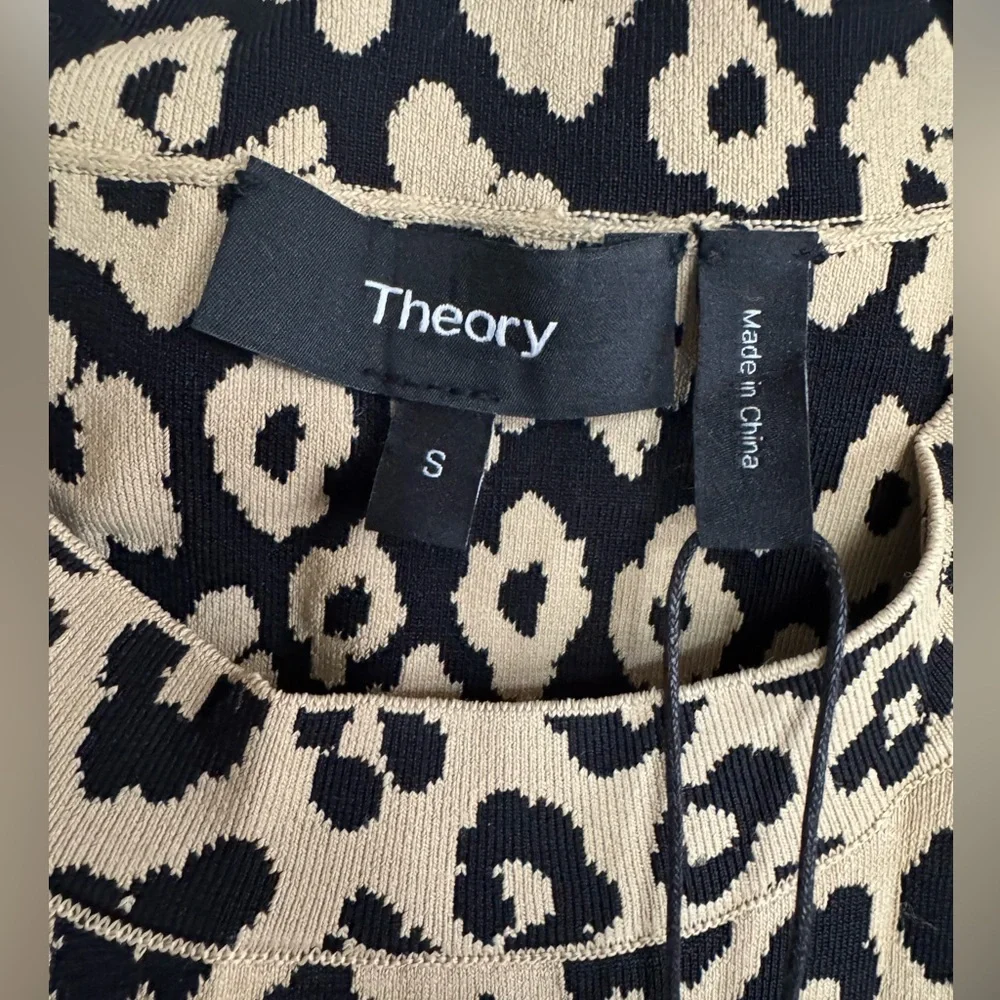 Theory Leopard Shell Tank - Picture 7 of 7